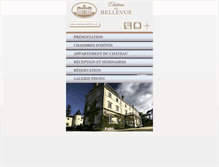 Tablet Screenshot of chateau-bellevue.fr